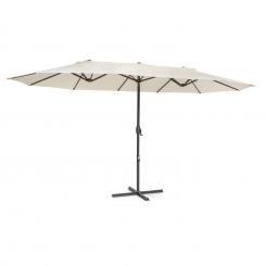 Blumfeldt Twin Peaks parasol polyester UV 50 waterafstotend crème
