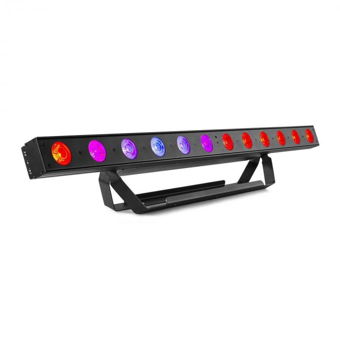 Beamz Professional LCB155 Barra led 12 ledes de 12W 6 en 1 Negra