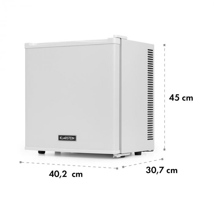 Secret Cool Mini frigo Minibar, Classe energetica G, 13 litri, 45 cm di  altezza, 2 ripiani, 22 dB, Gamma di raffreddamento: 5 - 8 °C, freestanding