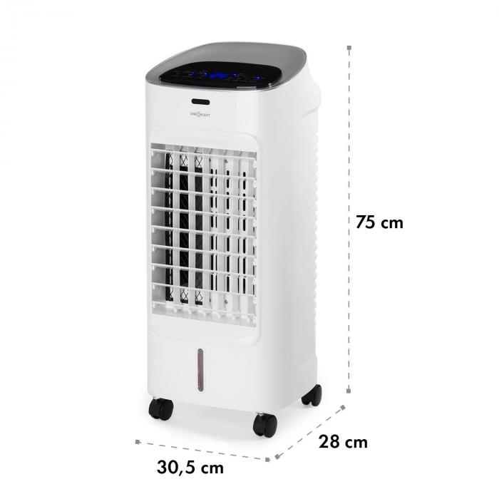 Coolster raffrescatore evaporativo 4 in 1 60W 320m³/h serbatoio da 4l bianco