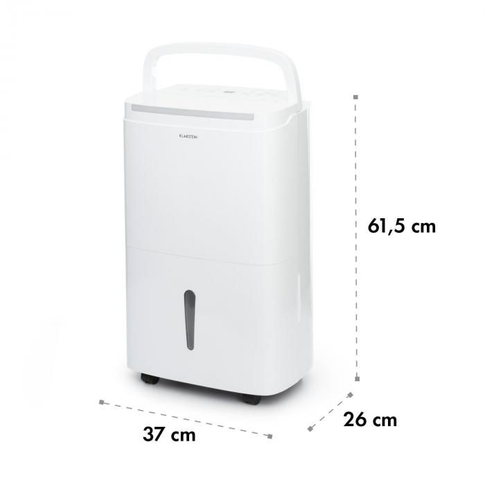 Klarstein DryFy Connect 50 deumidificatore WiFi a compressione 50l/d  45-55m² bianco 50l/24h