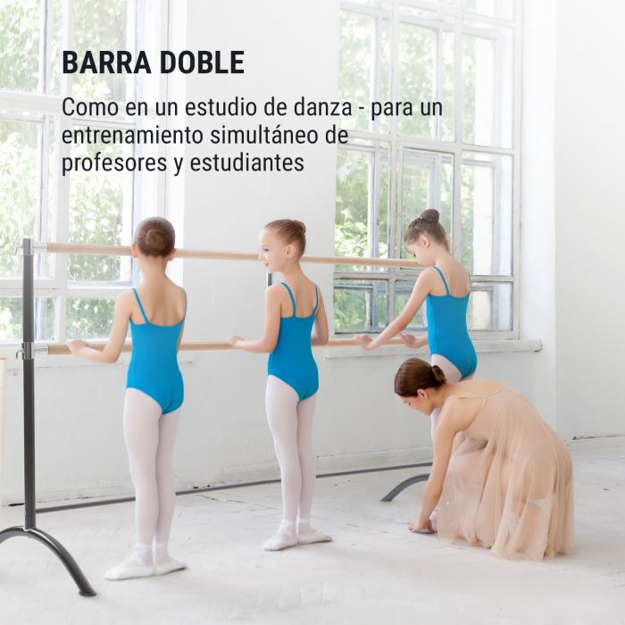 Ballet Barre BD72 Portable 6ft DOUBLE Bar - Stretch/Dance Bar - Vita Vibe  NEW 