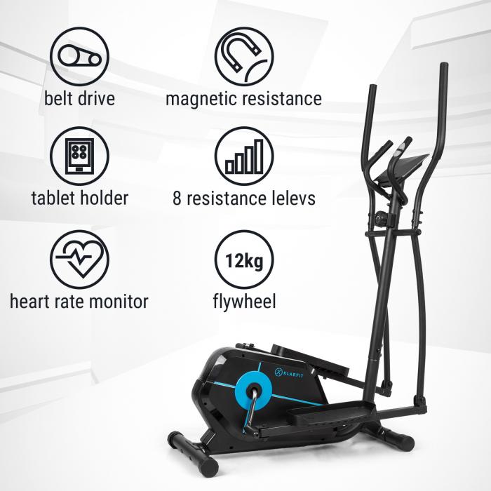 Klarfit myon cross bicicleta elíptica on sale