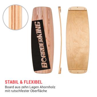 Curved balance board outlet
