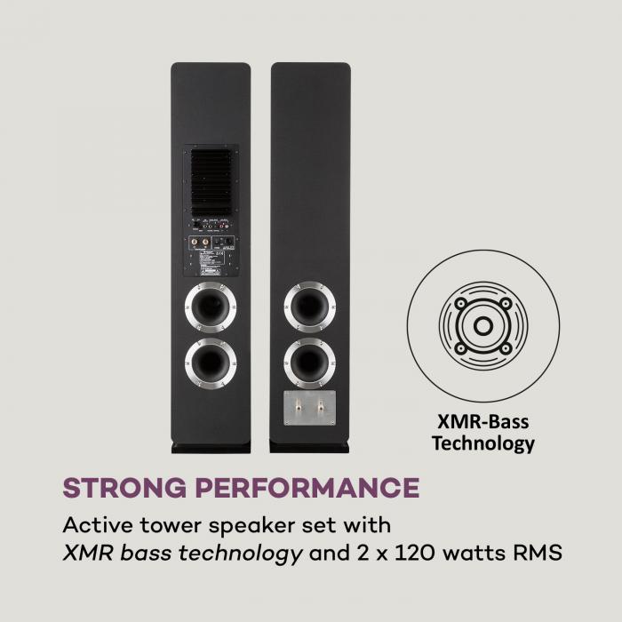 Auna floor standing speakers shop