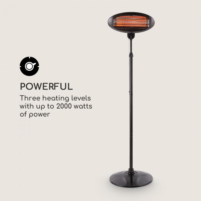 Hifi tower store patio heater