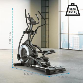 Helix Star UP Orbital Crosstrainer Kinomap App Unterstutzung Bluetooth 3 stufige Steigungsfunktion Schwungmasse 25 kg 32 stufiger Magnetwiderstand laufruhiger Riemenantrieb Pulsmesser